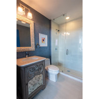 mirror rectangle pearl white coco bead made goods