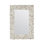 mirror rectangle natural oyster shell made goods