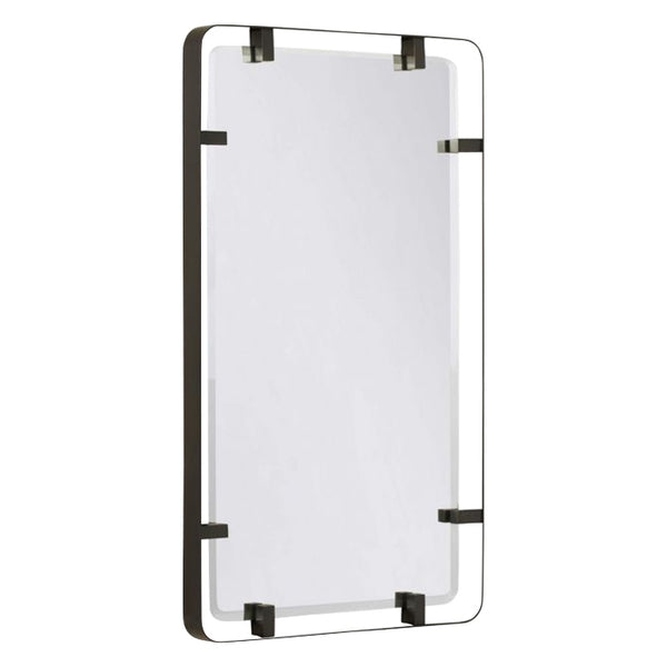 bronze steel modern wall mirror