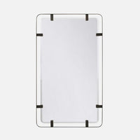 bronze steel modern wall mirror