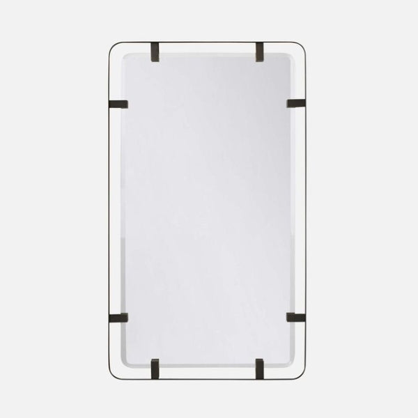 bronze steel modern wall mirror