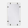 bronze steel modern wall mirror