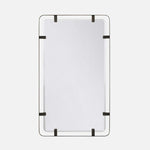 bronze steel modern wall mirror
