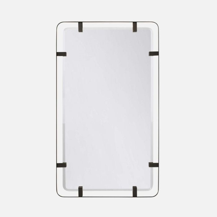 bronze steel modern wall mirror