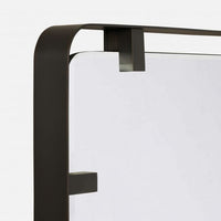 bronze steel modern wall mirror
