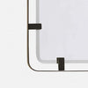 bronze steel modern wall mirror