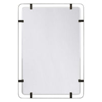bronze steel modern wall mirror