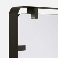 bronze steel modern wall mirror