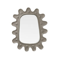 dark gray concrete mirror