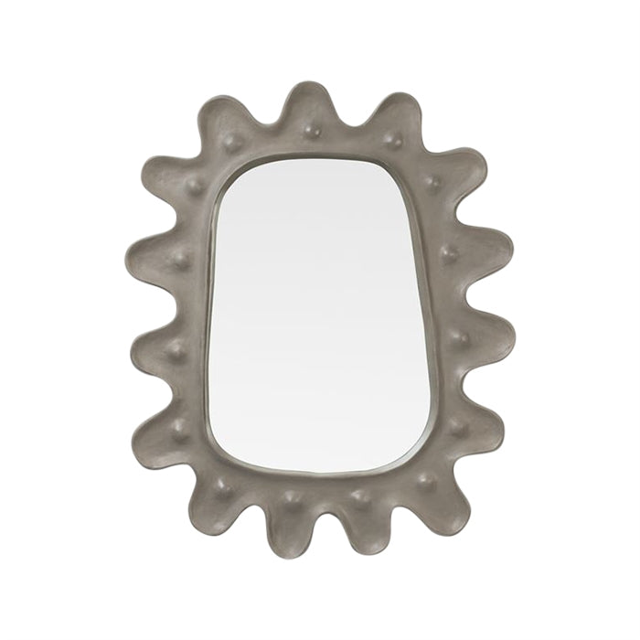 dark gray concrete mirror