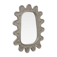 dark gray concrete mirror