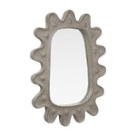 dark gray concrete mirror