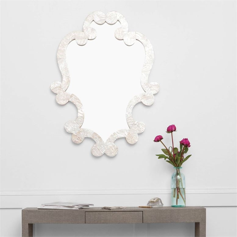 flourished mirror pearl kabibe shell made goods
