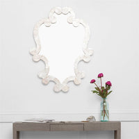 flourished mirror pearl kabibe shell made goods