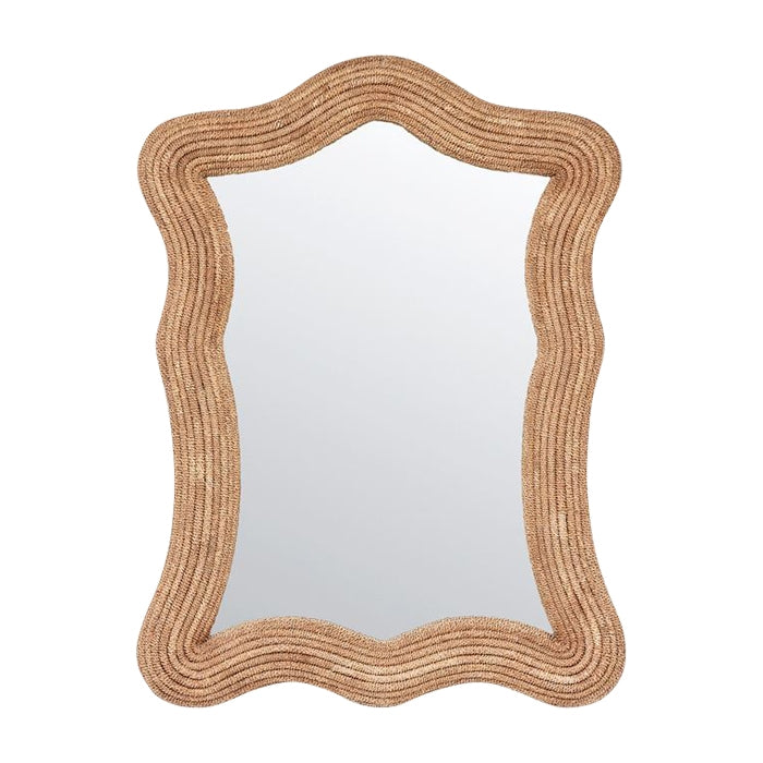 natural decorative wall mirror organic lampakanay