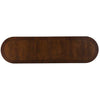 dining table tapered legs distressed black gold mahogany