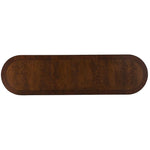 dining table tapered legs distressed black gold mahogany