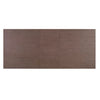 dining table gray oak gold finish metal base