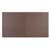 dining table gray oak gold finish metal base