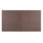 dining table gray oak gold finish metal base