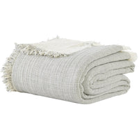 navy coverlet throw stripe fringe Euro sham pillow