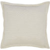 beige coverlet throw stripe fringe Euro sham pillow