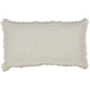 beige coverlet throw stripe fringe Euro sham pillow