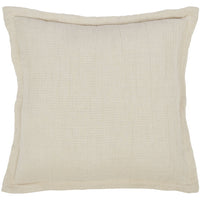 dune tan coverlet throw stripe fringe Euro sham pillow