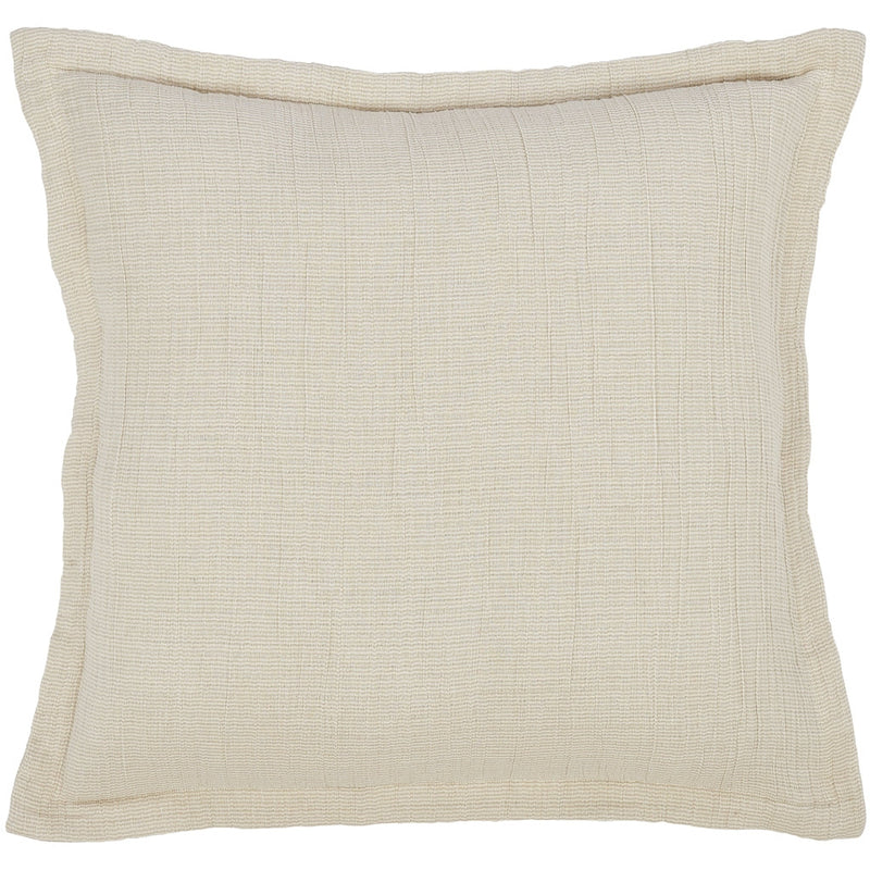 dune tan coverlet throw stripe fringe Euro sham pillow