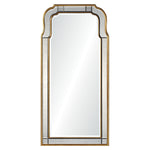 Gold and silver wall mirror