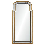 Gold and silver wall mirror