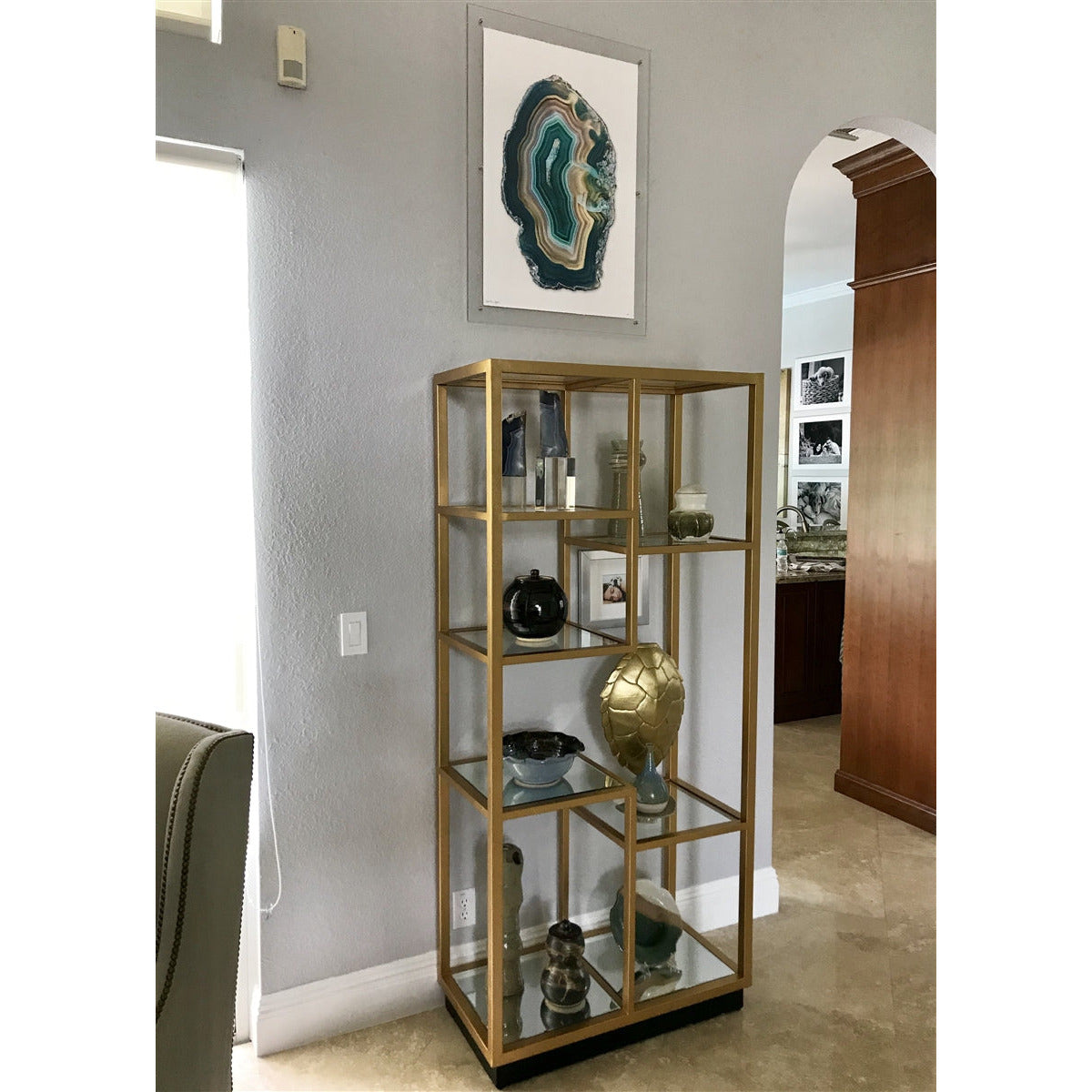 Photography Art - Multi-Ring Agate (paper, size + frame options) by Barloga Studios