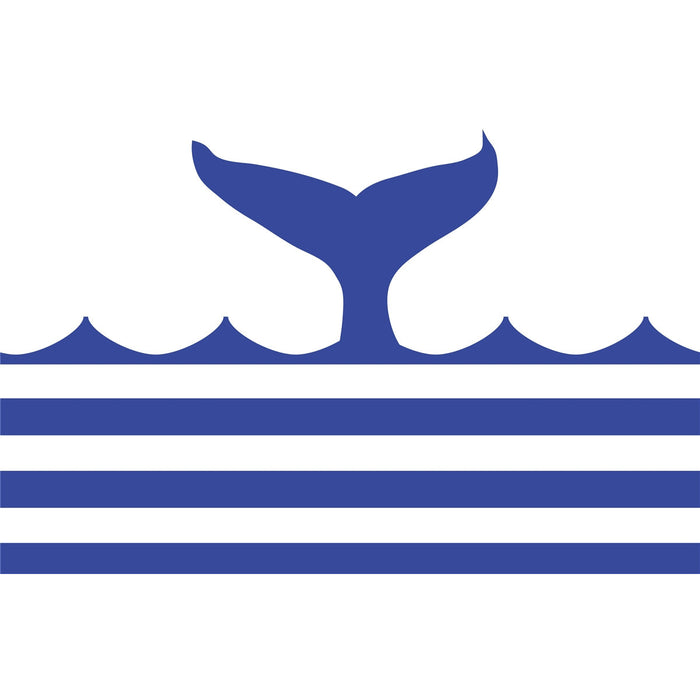 plat du jour whale blue white disposable placemat pad 50 sheets paper soy-based ink coastal entertaining recycled