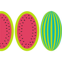 plat du jour red green watermelon disposable placemat pad 50 sheets paper disposable soy-based ink entertaining recycled BPA free barbeque entertaining