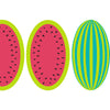 plat du jour red green watermelon disposable placemat pad 50 sheets paper disposable soy-based ink entertaining recycled BPA free barbeque entertaining