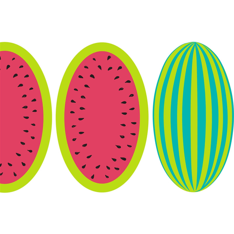 plat du jour red green watermelon disposable placemat pad 50 sheets paper disposable soy-based ink entertaining recycled BPA free barbeque entertaining