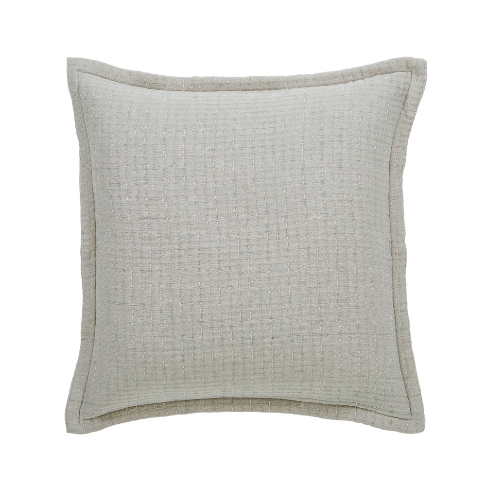 blanket beige cotton textured embroidered