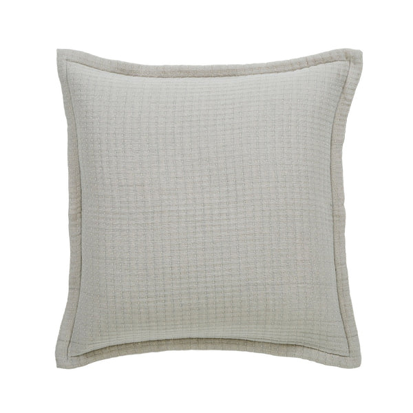 blanket beige cotton textured embroidered