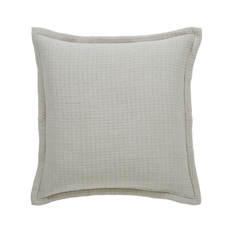 blanket beige cotton textured embroidered