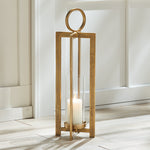 Luxury gold candle holder