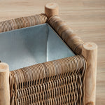 rattan planter