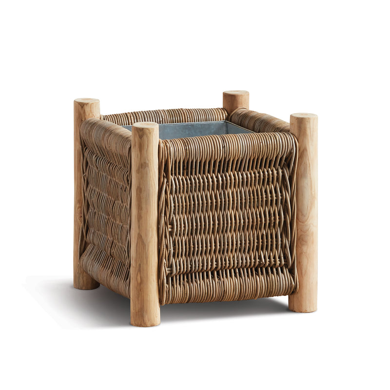 rattan planter