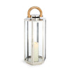 designer lantern natural teak stainless steel