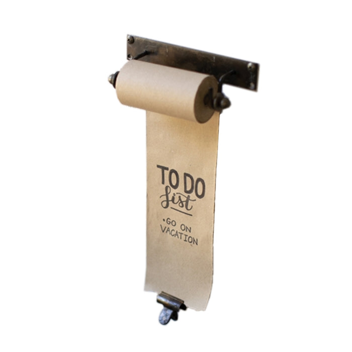 hanging note roll brass clip paper
