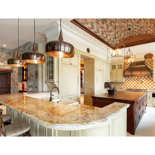 pendant light copper rust teardrop
