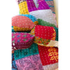 kantha peace sign pillow