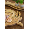 wood crab platter