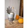 silver metal galvanized two-tone turkey wine chiller cooler