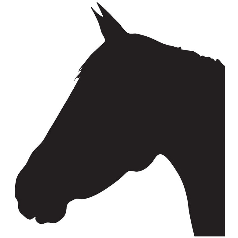 plat du jour black horse disposable placemat pad 50 sheets paper disposable soy-based ink entertaining recycled BPA free silhouette equestrian