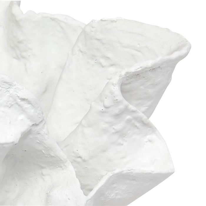 white free form ceramic bowl